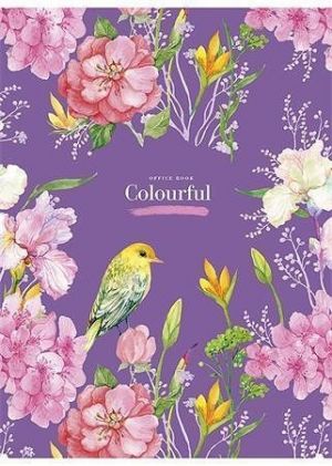 Sešit "Colourful" linkovaný, mix, A4, 80 listů, SHKOLYARYK