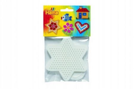HAMA MIDI Podložka na zažehlovací korálky 2 ks (srdíčko, hvězdička)