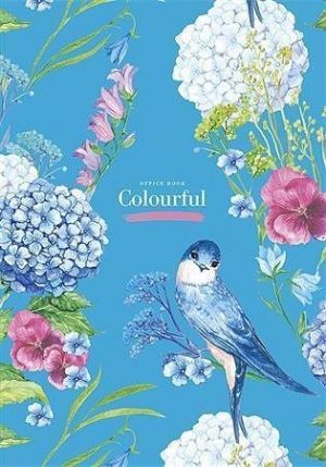 Poznámkový sešit "Colourful", čtverečkovaný, mix, A4, 80 listů, SHKOLYARYK