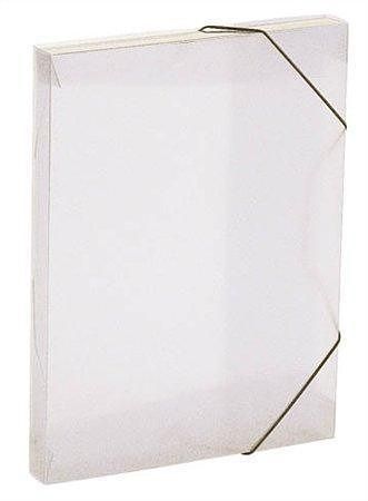 Desky s gumičkou &quot;Propyglass&quot;, transparentní, PP, 30 mm, A4, VIQUEL