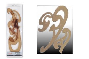 KOH-I-NOOR Souprava křivítek 3 750068 kouřové