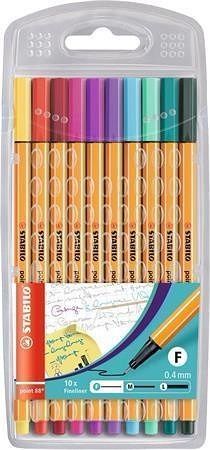 Liner "Point 88", 10 barev, 0,4mm, STABILO
