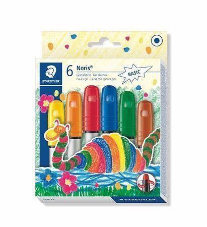 Voskovky &quot;Noris Club&quot;, 6 barev, gelové, STAEDTLER
