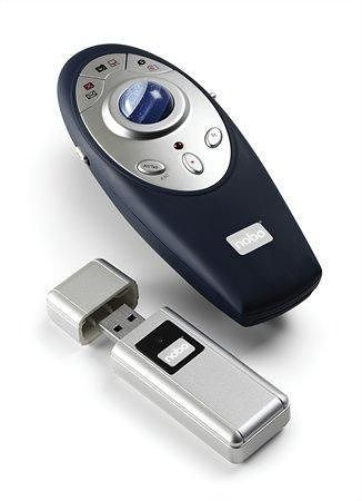 Dálkový ovladač "P3", s laserovým ukazovátkem, bezdrátový, NOBO