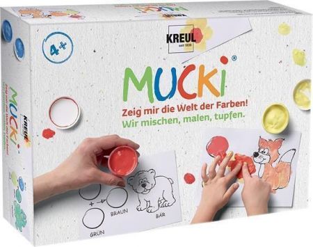 Sada "MUCKI" Malujeme, mícháme a razítkujeme, Hobby Line, KREUL