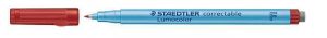 Popisovač "Lumocolor 305 F", červená, OHP, 0,6 mm, nepermanentní, STAEDTLER