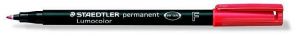 Permanentní popisovač "Lumocolor 318 F", červená, 0,6 mm, OHP, STAEDTLER