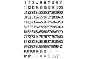 Herlitz A etikety malá číslice 1-100