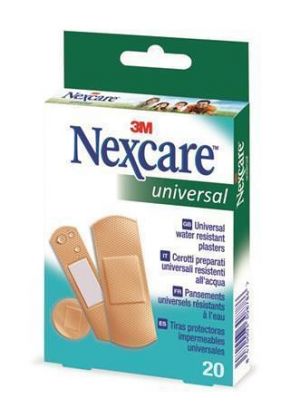 Leukoplast "Nexcare Universal", voděodolná, 20ks, 3M