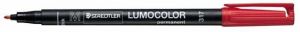 Permanentní popisovač "Lumocolor 317 M", červená, 1 mm, OHP, STAEDTLER
