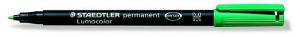 Permanentní popisovač &quot;Lumocolor 317 M&quot;, zelená, 1 mm, OHP, STAEDTLER