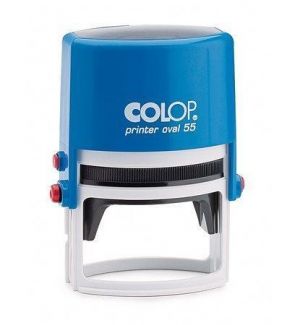 Razítko, oválné, COLOP "55" modrý polštářek