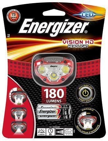 Čelovka "Headlight Vision HD", 2 LED, 3xAAA, ENERGIZER