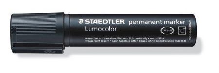 Permanentní popisovač "Lumocolor 388", černá, 2-12 mm, klínový hrot, STAEDTLER
