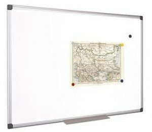 Bílá magnetická tabule, 60x90cm, hliníkový rám, VICTORIA