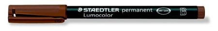 Permanentní popisovač "Lumocolor 314 B", hnědá, 1-2,5 mm, OHP, STAEDTLER