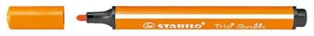 Fix "Trio Scribbi", oranžová, odpružený hrot, 1,5-2mm, STABILO