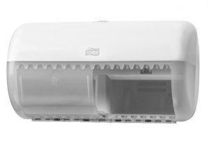 Zásobník na toaletní papír, bílá, T4 systém, TORK