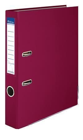 Pákový pořadač &quot;Basic&quot;, bordó, 50 mm, A4, s ochranným spodním kováním, PP/karton, VICTORIA