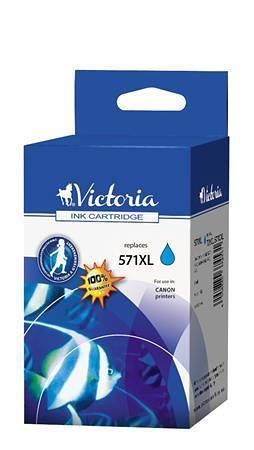 CLI-571CXL Cartridge pro Pixma MG5750, 6850,7750 tiskárny, 11 ml, modrá, VICTORIA