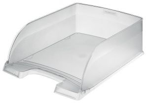 Odkladač "Plus Jumbo", průhledná, plast, LEITZ