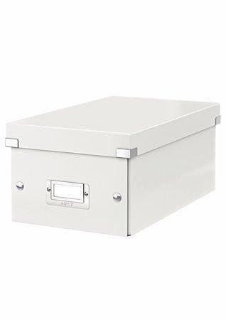 Krabice na DVD "Click&Store", bílá, LEITZ