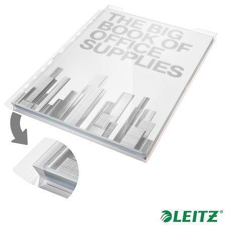 Kapsy s rozšiřitelnou kapacitou "Jumbo", čirá, A4, 180 mikron, 20 mm, LEITZ