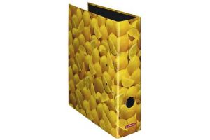 HERLITZ Pořadač pákový lamino A4/8 cm Citrony (A4 8 cm ; A4 8cm)