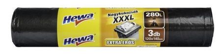 Pytle na odpadky "XXXL", extra silné, 280l, 3ks, HEWA