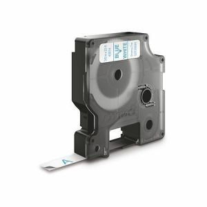 Páska, 9 mm x 7 m, DYMO "D1", bílá-modrá