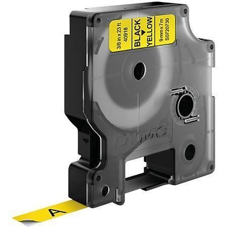 Páska, 9 mm x 7 m, DYMO "D1", žlutá-černá