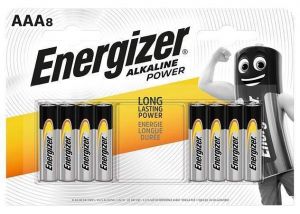 Baterie "Alkaline Power", AAA (mikrotužková), 8 ks, ENERGIZER