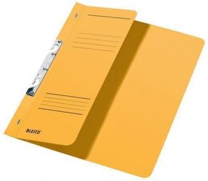Rychlovazač, závěsný, kartónový, poloviční A4, žlutý, LEITZ