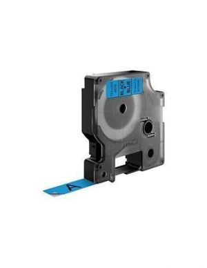 Páska, 12 mm x 7 m, DYMO "D1", modrá-černá