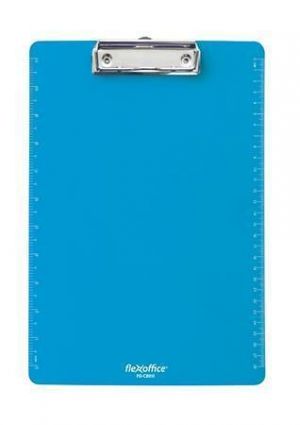 Psací podložka &quot;FO-CB011&quot;, modrá, plast, A4, FLEXOFFICE