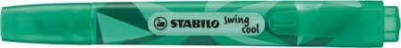 Zvýrazňovač "Swing Cool", tyrkysová, 1-4 mm, STABILO