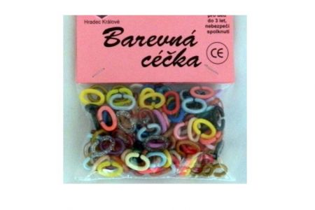 Céčka barevná 25g klasik plast v sáčku 10x11cm