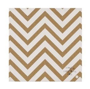 Korková nástěnka "Chevron Cream", bez rámu, 40x40 cm, VICTORIA