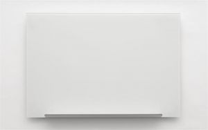 Magnetická skleněná tabule "Diamond", bílá, 38,1x67,7 cm, NOBO