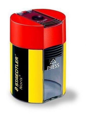 Ořezávátko, na 1 tužku, se zásobníkem na odpad, "Noris design", STAEDTLER