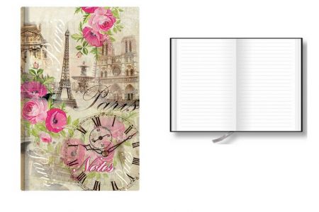 Notes linkovaný - A6 - lamino - Paříž / BU068-1 / Baloušek tisk