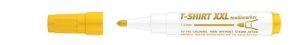 Popisovač na textil "XXL", žlutá, 1-3mm, kuželový hrot, ICO