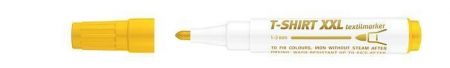 Popisovač na textil "XXL", žlutá, 1-3mm, kuželový hrot, ICO
