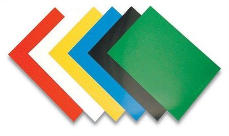 Zadní kryt "Chromo", pro kroužkovou vazbu, lesklý červený, A4, 250 g, FELLOWES