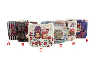 Taška sovičky 6 barev