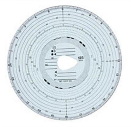Kotouč do tachografu, 125 km/h