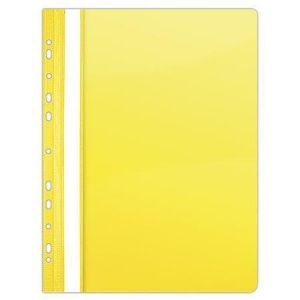 Desky s rychlovazačem, s europerforací, žluté, PVC, A4, DONAU