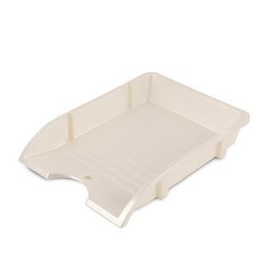 Odkladač "Solid", bílá perleťová, nerozbitný, DONAU