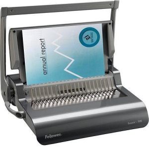 Vazač "Quasar 500", vazba plastovým hřbetem, manuální, 500 listů, FELLOWES