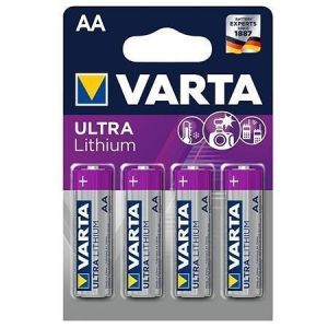 Baterie "Ultra Lithium", AA, 4 ks, VARTA